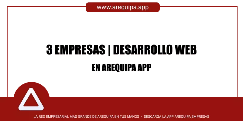 Desarrollo Web en Arequipa