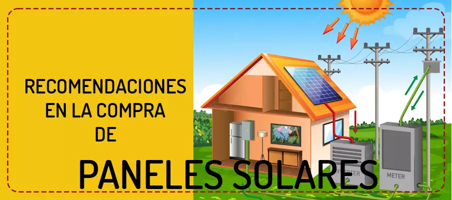 Recomendaciones  para comprar paneles solares